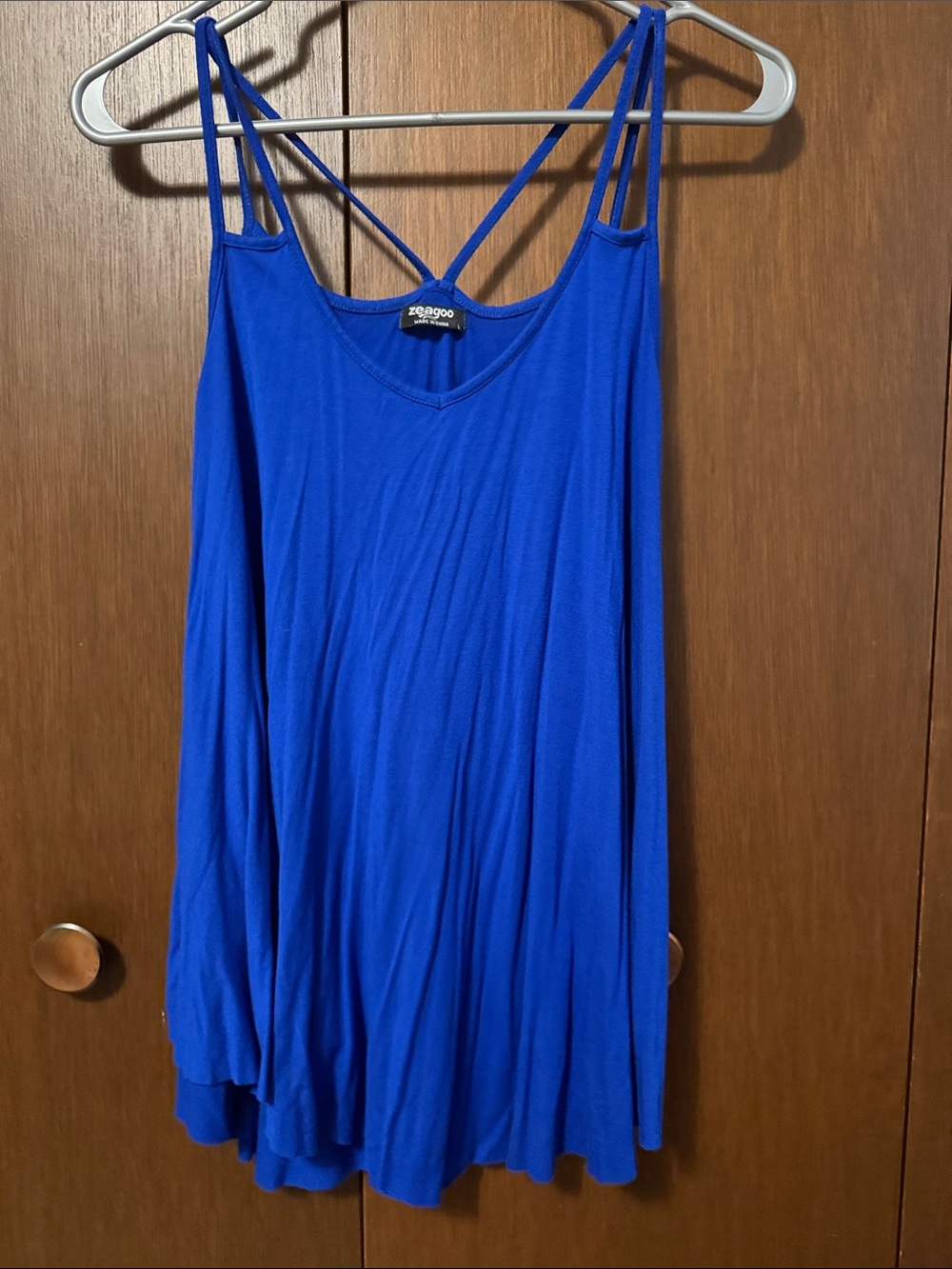 zeagoo Royal Blue Double-Strap Camisole